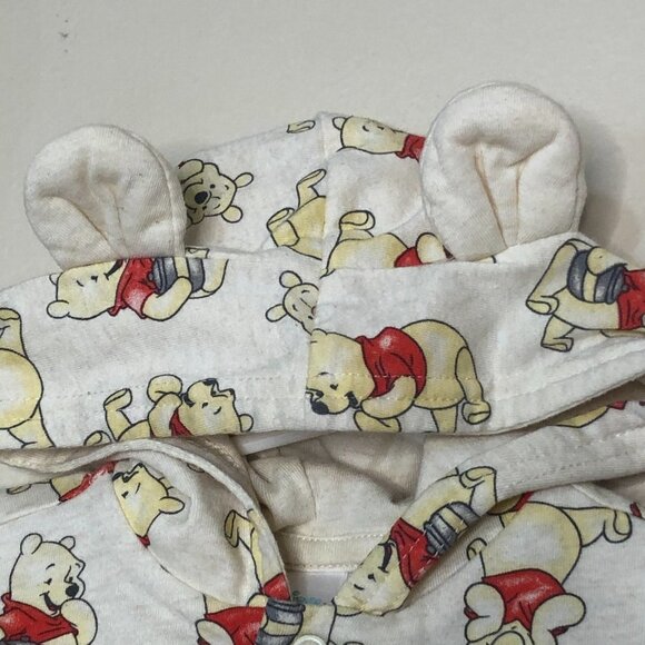 DISNEY BABY Winnie The Pooh Snap Front Jacket Hoodie with Bear Ears 12 months - Picture 2 of 11